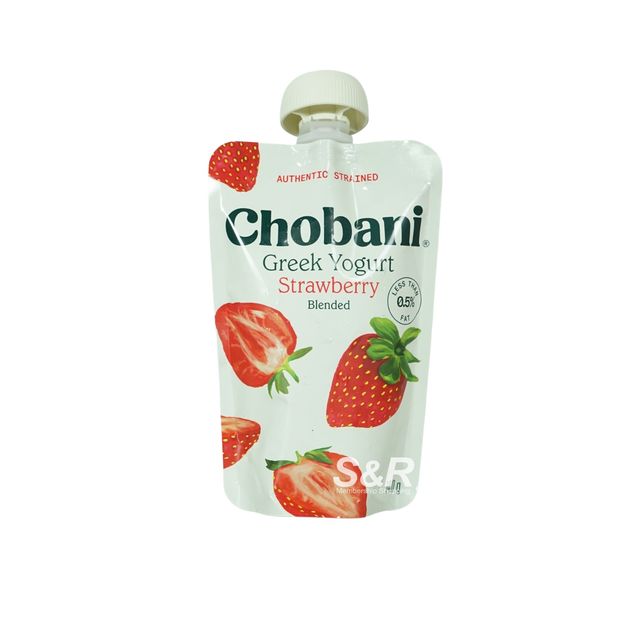 Chobani Strawberry Greek Yogurt Pouch 140g Chobani Strawberry Greek Yogurt Pouch 140g